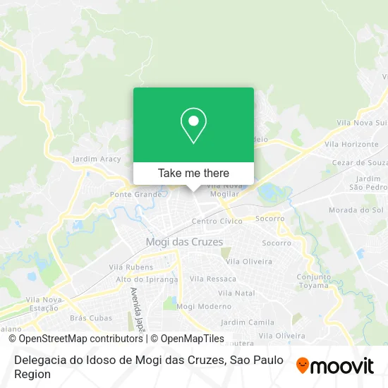 Delegacia do Idoso de Mogi das Cruzes map