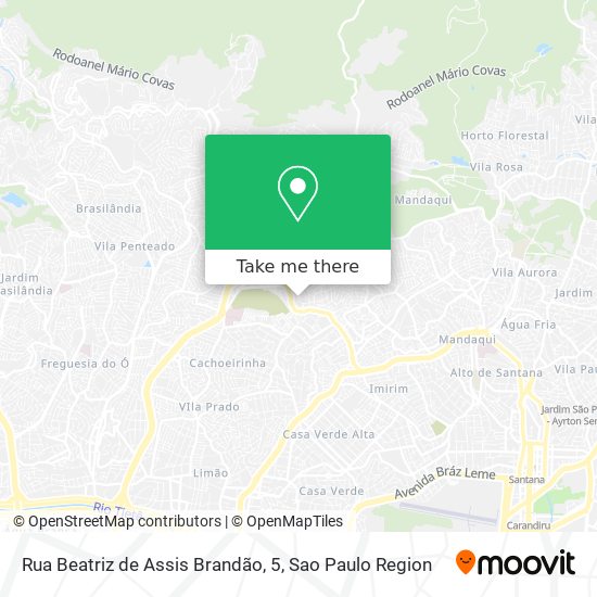 Mapa Rua Beatriz de Assis Brandão, 5