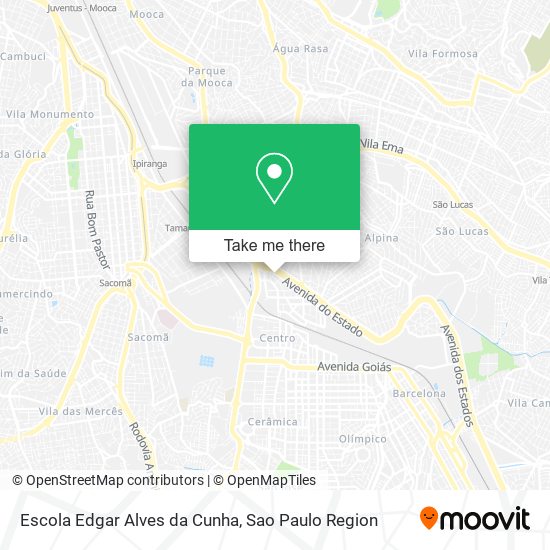 Mapa Escola Edgar Alves da Cunha