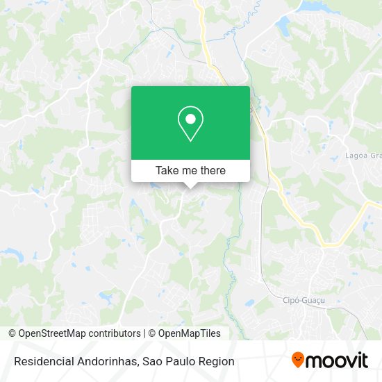 Residencial Andorinhas map