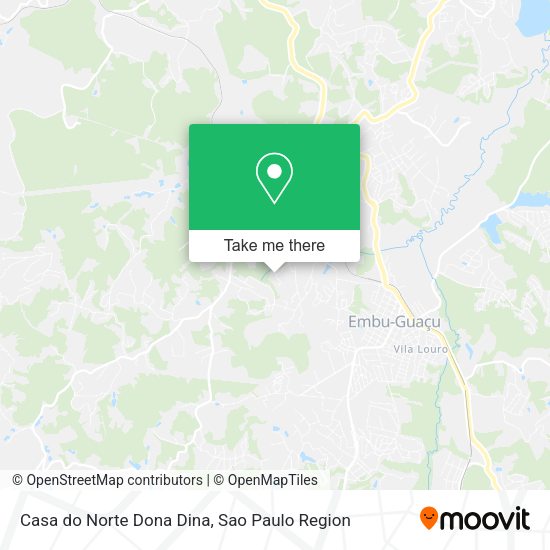 Casa do Norte Dona Dina map