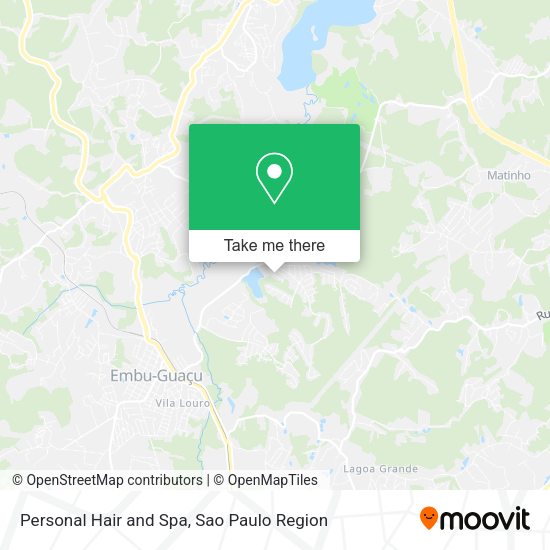 Personal Hair and Spa map