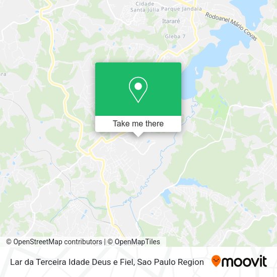 Lar da Terceira Idade Deus e Fiel map