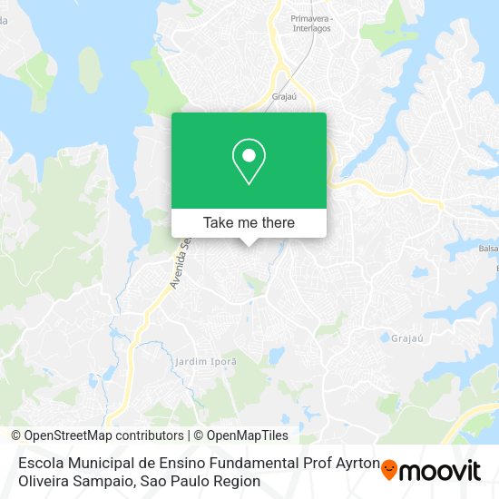 Escola Municipal de Ensino Fundamental Prof Ayrton Oliveira Sampaio map