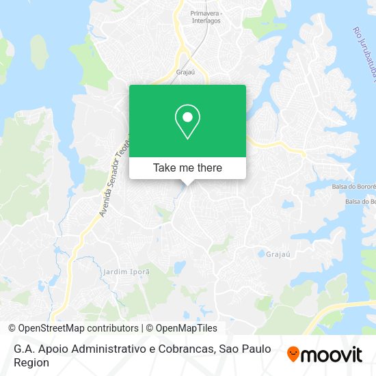 G.A. Apoio Administrativo e Cobrancas map
