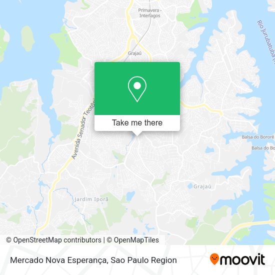 Mercado Nova Esperança map