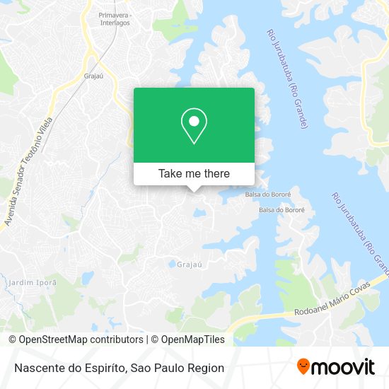 Nascente do Espiríto map