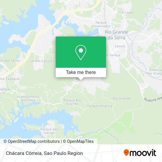 Chácara Côrreia map