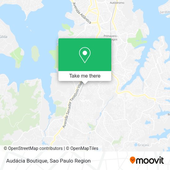 Audácia Boutique map