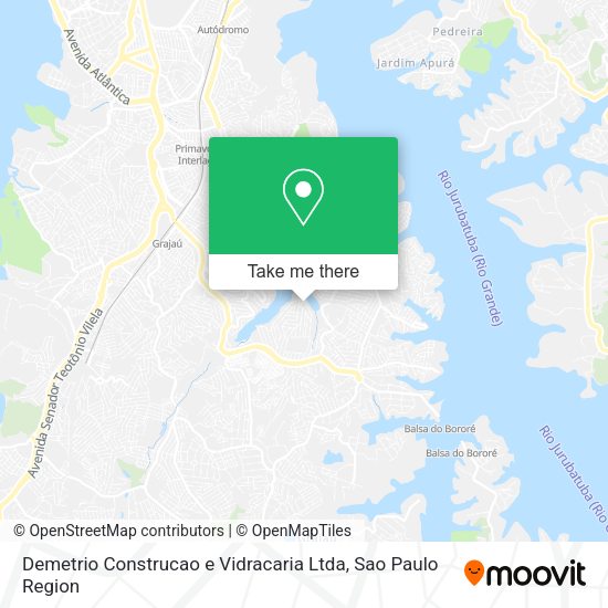 Demetrio Construcao e Vidracaria Ltda map