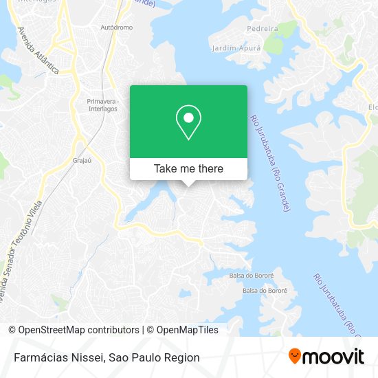 Farmácias Nissei map