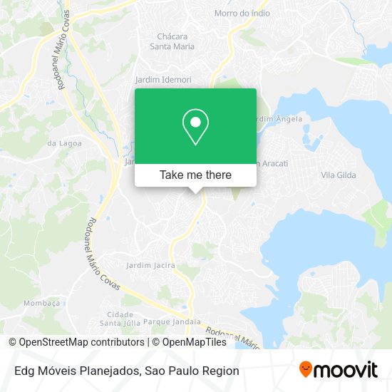 Edg Móveis Planejados map