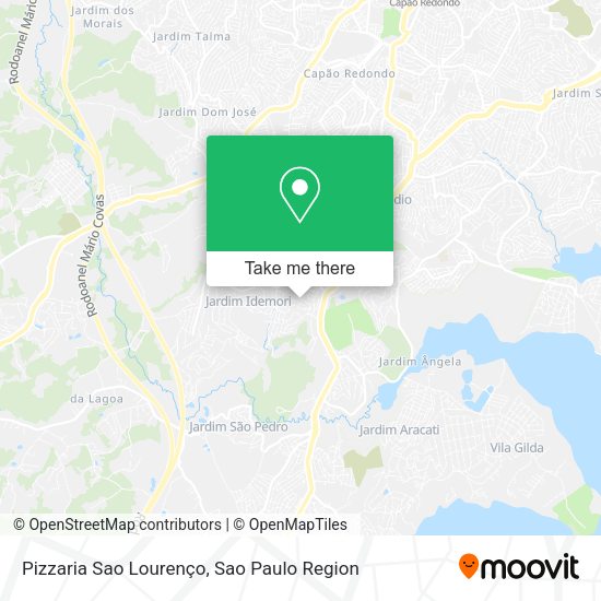 Pizzaria Sao Lourenço map