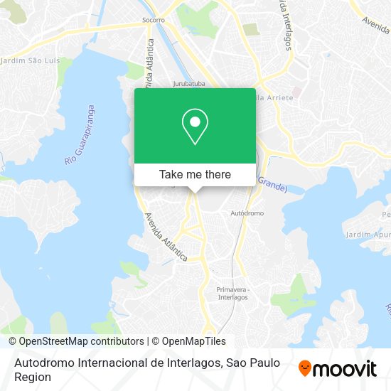 Autodromo Internacional de Interlagos map