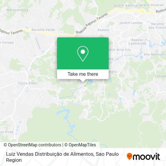 Luiz Vendas Distribuição de Alimentos map