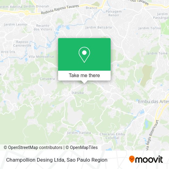 Champollion Desing Ltda map