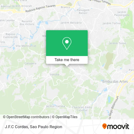 J.F.C Cordas map