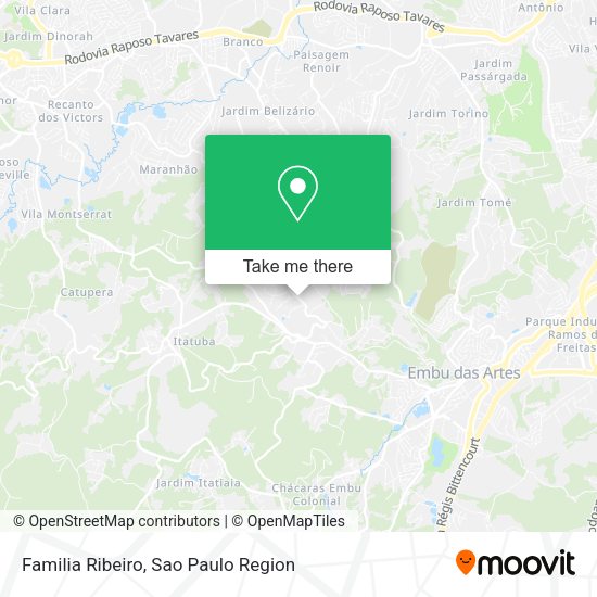 Familia Ribeiro map