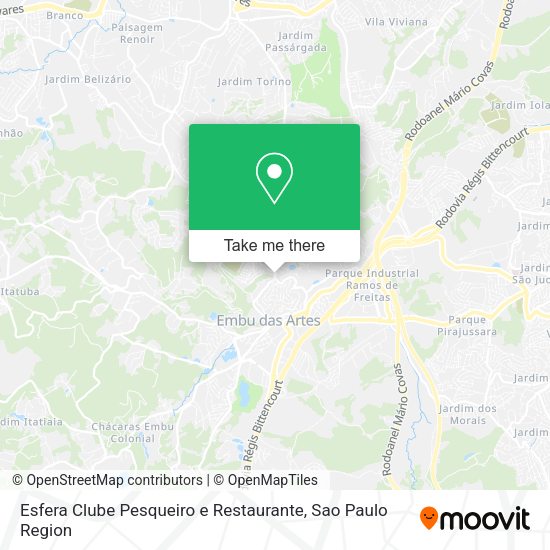 Esfera Clube Pesqueiro e Restaurante map