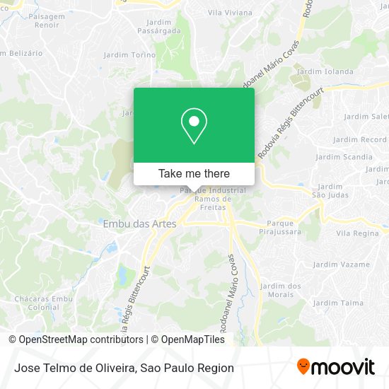 Jose Telmo de Oliveira map