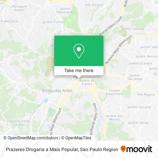 Prazeres Drogaria a Mais Popular map