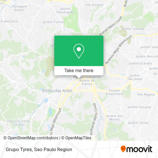 Grupo Tyres map