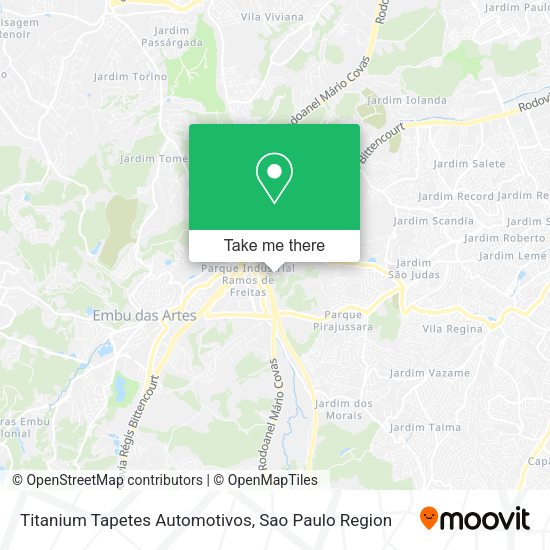 Titanium Tapetes Automotivos map