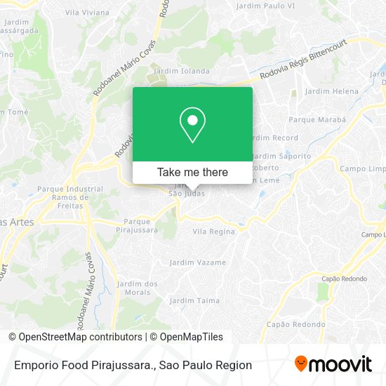 Emporio Food Pirajussara. map