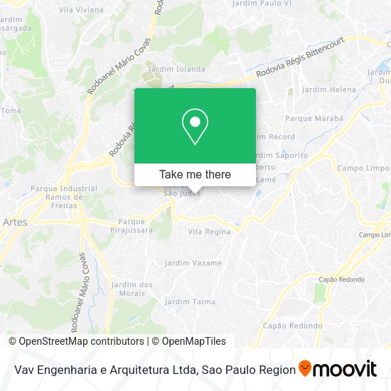 Vav Engenharia e Arquitetura Ltda map