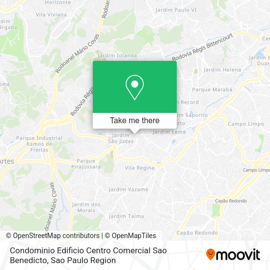 Condominio Edificio Centro Comercial Sao Benedicto map