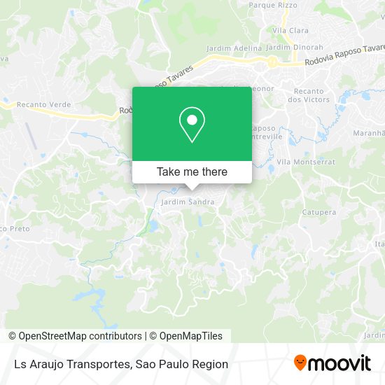 Ls Araujo Transportes map