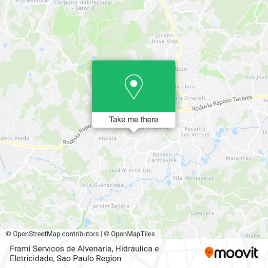 Frami Servicos de Alvenaria, Hidraulica e Eletricidade map