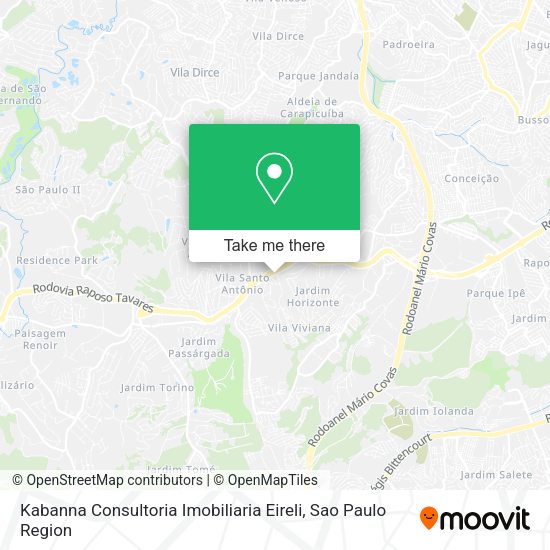 Kabanna Consultoria Imobiliaria Eireli map