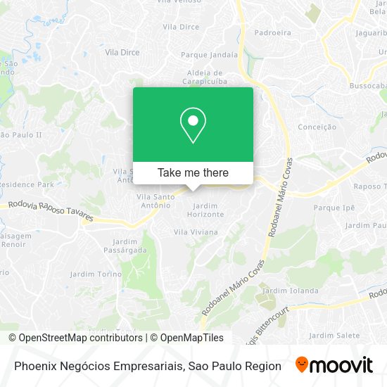 Phoenix Negócios Empresariais map