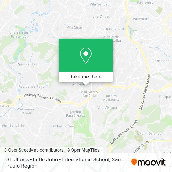 St. Jhon's - Little John - International School map
