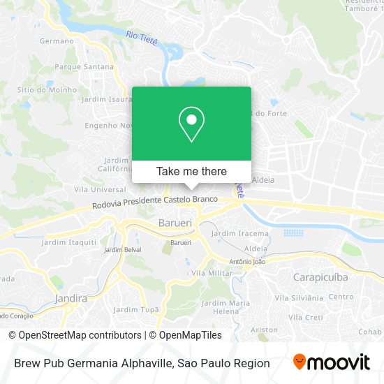 Brew Pub Germania Alphaville map