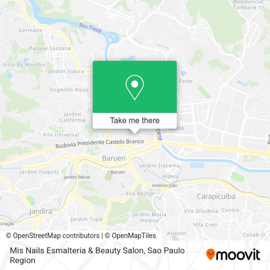 Mis Nails Esmalteria & Beauty Salon map