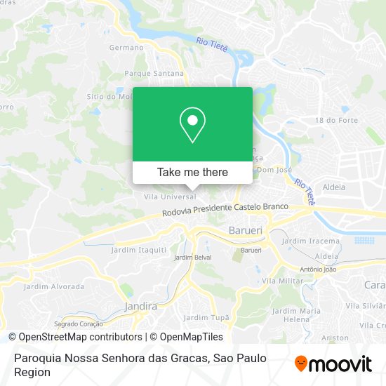Paroquia Nossa Senhora das Gracas map