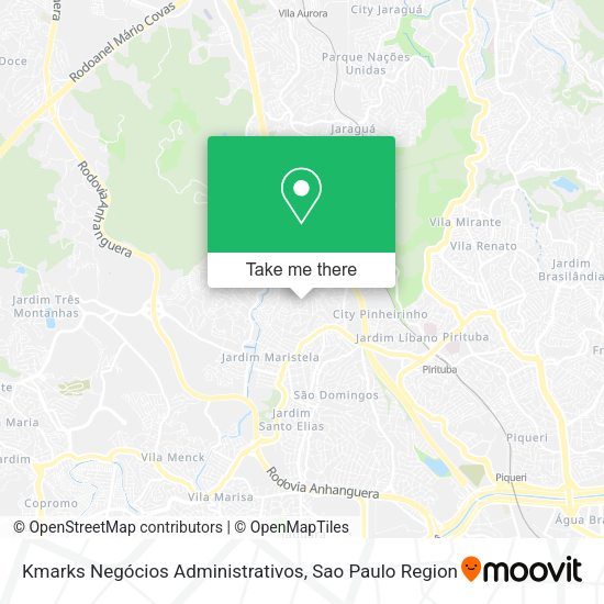 Kmarks Negócios Administrativos map