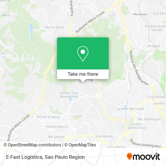 E-Fast Logística map