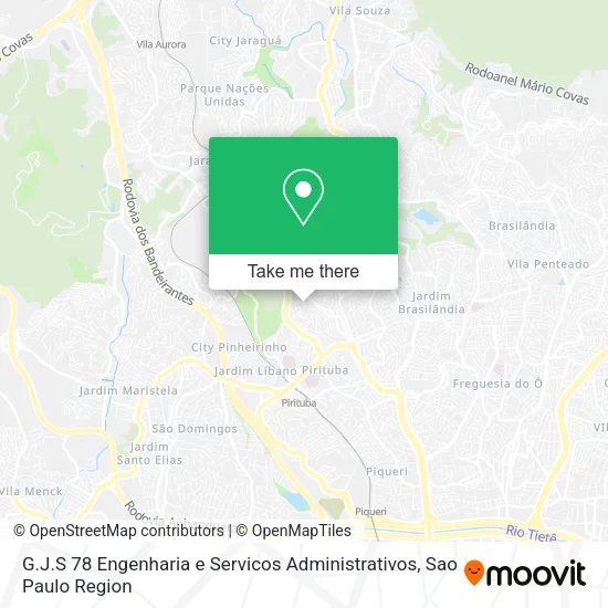 G.J.S 78 Engenharia e Servicos Administrativos map