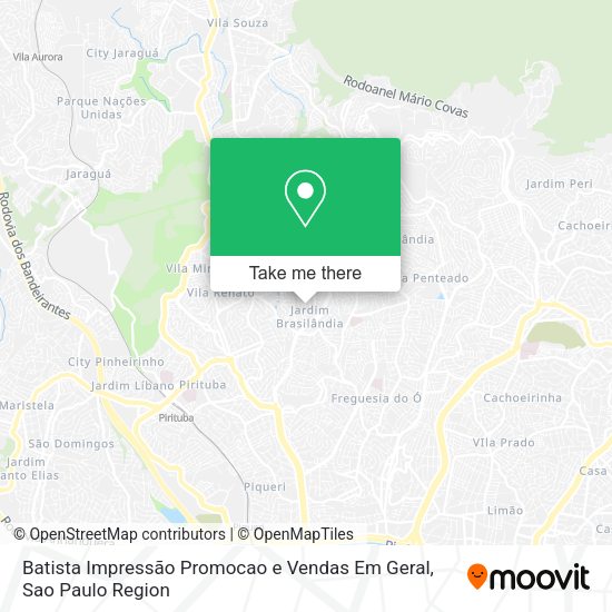 Batista Impressão Promocao e Vendas Em Geral map