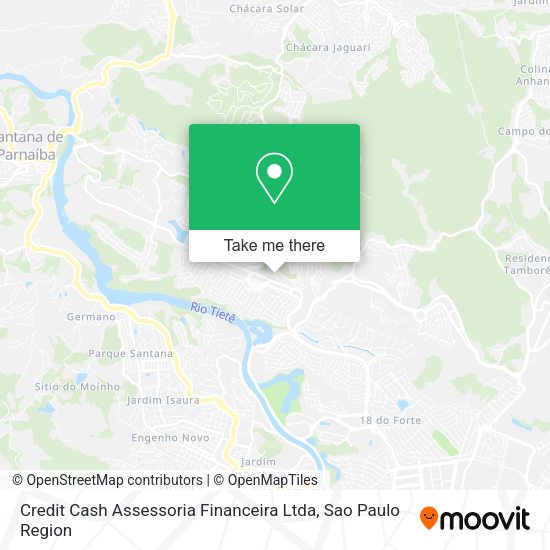 Credit Cash Assessoria Financeira Ltda map