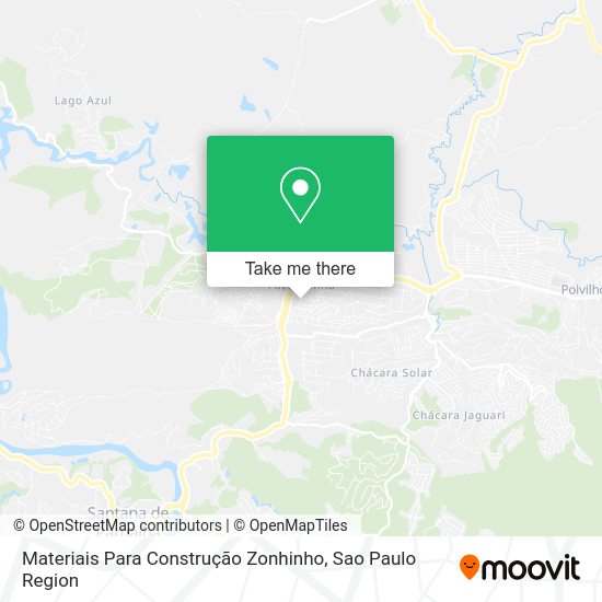 Materiais Para Construção Zonhinho map