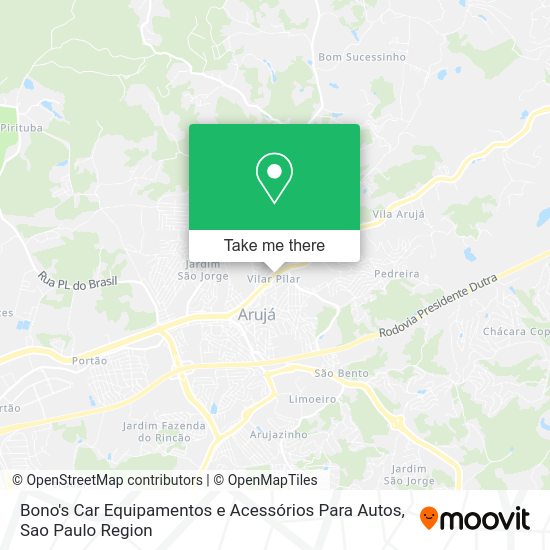 Bono's Car Equipamentos e Acessórios Para Autos map