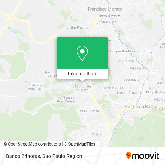 Banco 24horas map