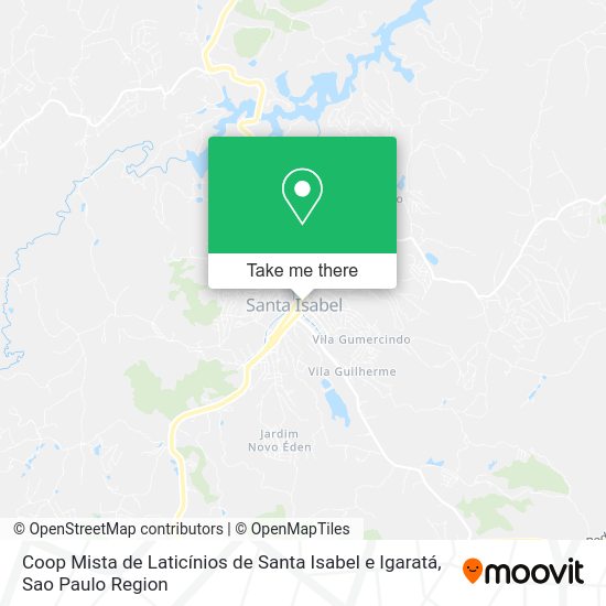 Coop Mista de Laticínios de Santa Isabel e Igaratá map