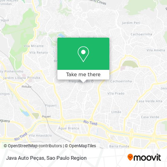 Java Auto Peças map