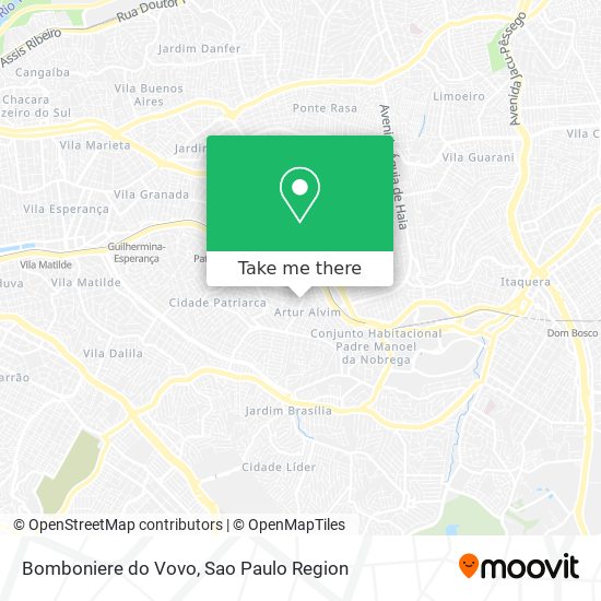 Bomboniere do Vovo map