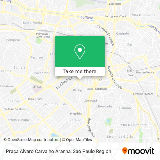 Praça Álvaro Carvalho Aranha map